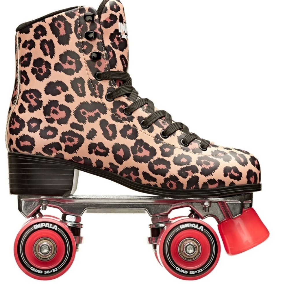 Impala Leopard Print Roller Skates!